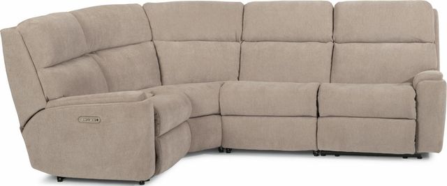 Flexsteel® Rio Power Reclining Sectional with Power Headrests-0