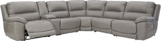 Signature Design by Ashley® Dunleith Gray 6-Piece Power Reclining Sectional