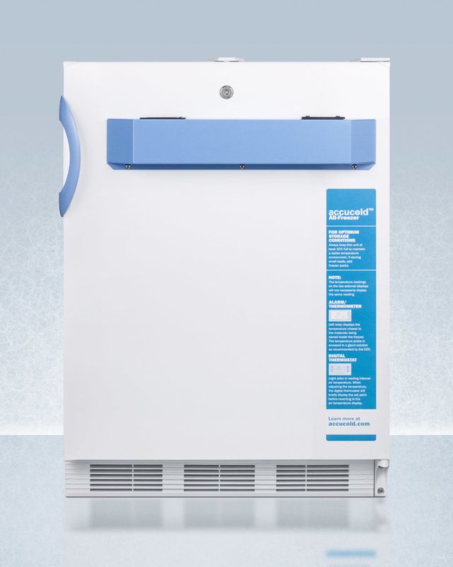 Accucold® by Summit® MED2 Series 3.2 Cu. Ft. White ADA Compliant Built In All Freezer 0
