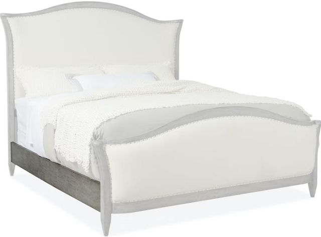 Hooker® Furniture Ciao Bella Speckled Gray King Upholstered Panel Bed-1