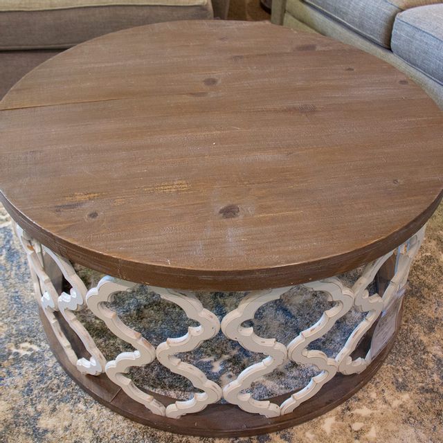 Vintage Furniture Brocade Coffee Table in Ash-3
