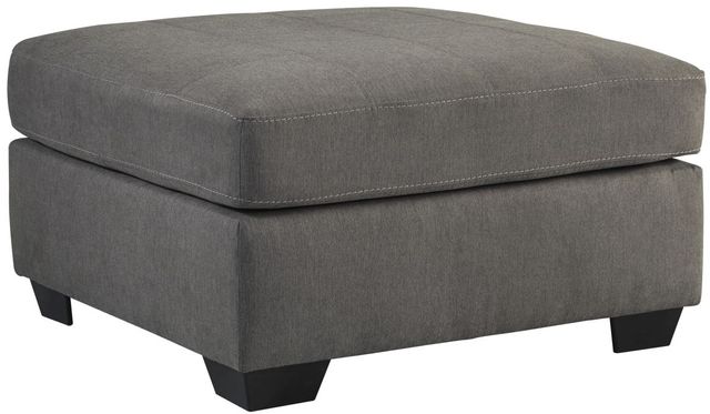 Benchcraft® Maier Charcoal Oversized Accent Ottoman-0