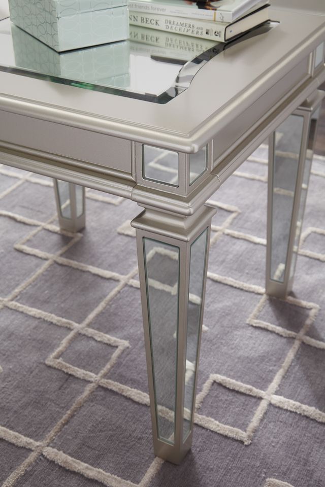 Signature Design by Ashley® Tessani Silver Rectangular End Table 2