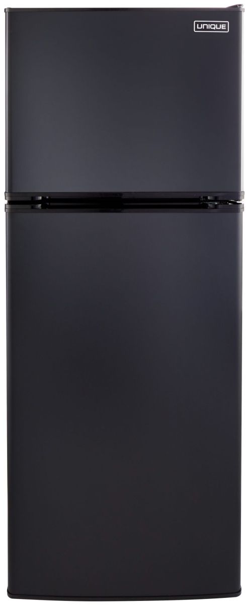 Unique® Appliances 10.3 Cu. Ft. Black Counter Depth Freestanding Top Freezer Refrigerator