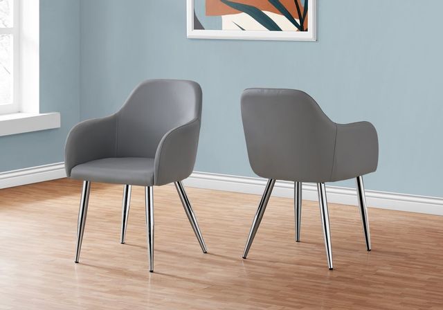 Monarch Specialties Inc. 2 Piece Grey Dining Chairs 9
