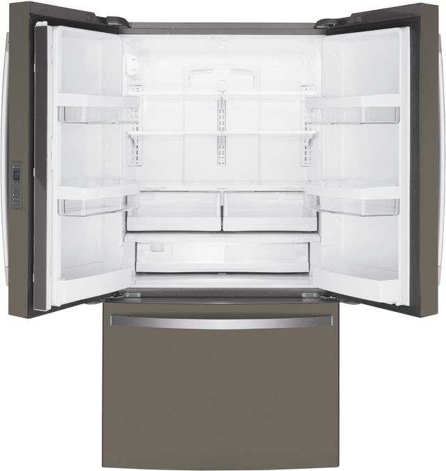 GE® 23.1 Cu. Ft. Fingerprint Resistant Slate Counter Depth French Door Refrigerator-1