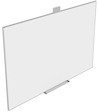 Epson® 100" Projection and Dry-Erase Da-Lite IDEA Screen Whiteboard 1