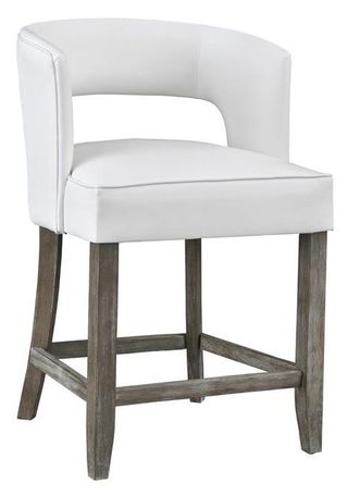 Coast To Coast Accents™ Philly Brown/White Counter Height Dining Chair