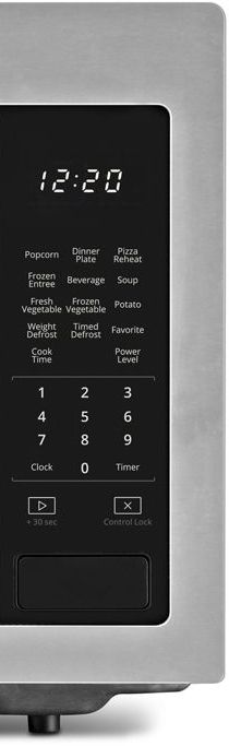 Whirlpool® 1.6 Cu. Ft. Fingerprint Resistant Stainless Steel Countertop Microwave 1