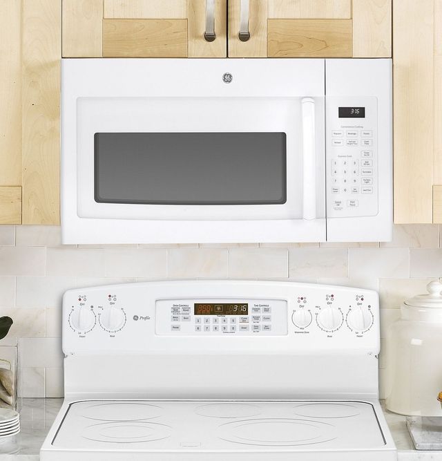 GE® 1.6 Cu. Ft. White Over The Range Microwave-3