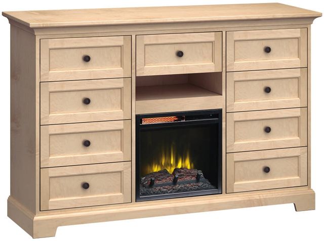 Howard Miller® Customizable 63" Extra Tall Fireplace TV Console with Nine Drawers