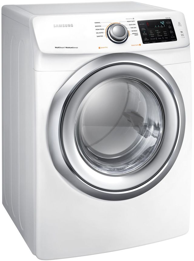 Samsung White Front Load Electric Dryer 9