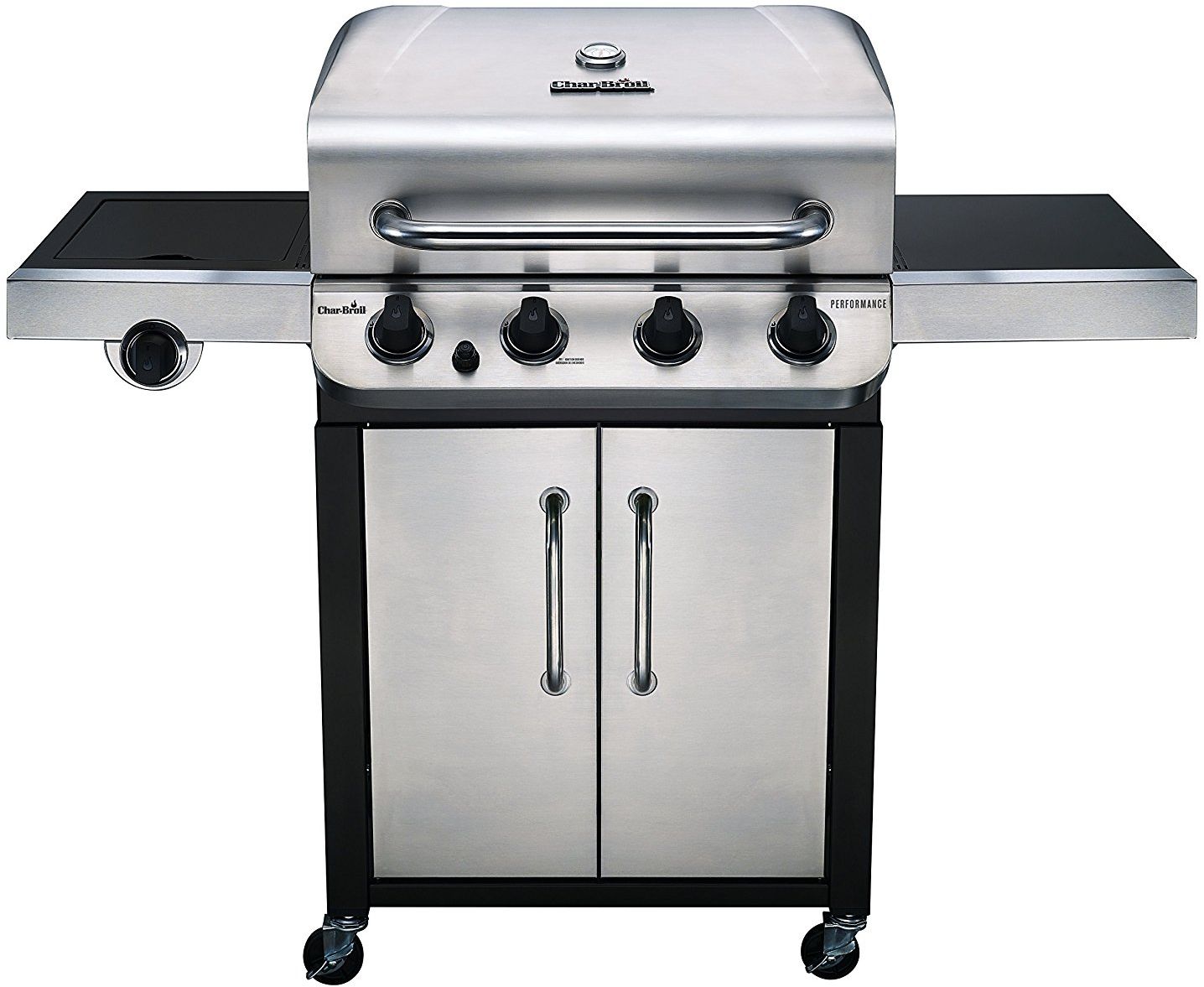 Char Broil Performance Series 53.1 Gas Grill Black with Stainless Steel