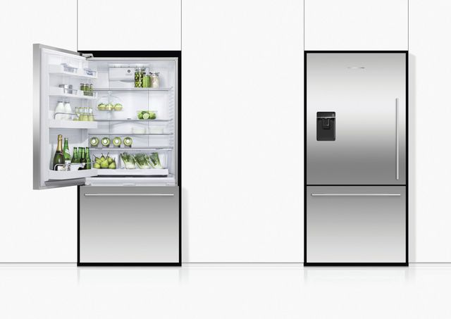 Fisher & Paykel Series 7 17.1 Cu. Ft. Stainless Steel Counter Depth Bottom Freezer Refrigerator 4