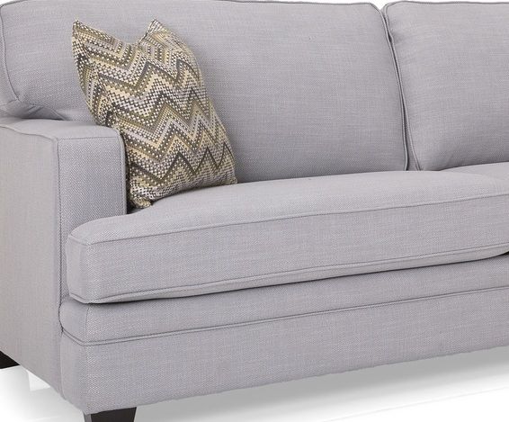 Decor-Rest® Furniture LTD 2696 2 Piece Gray Sectional 1