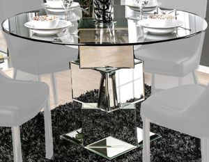 Furniture of America® Izzy Glass Dining Room Table