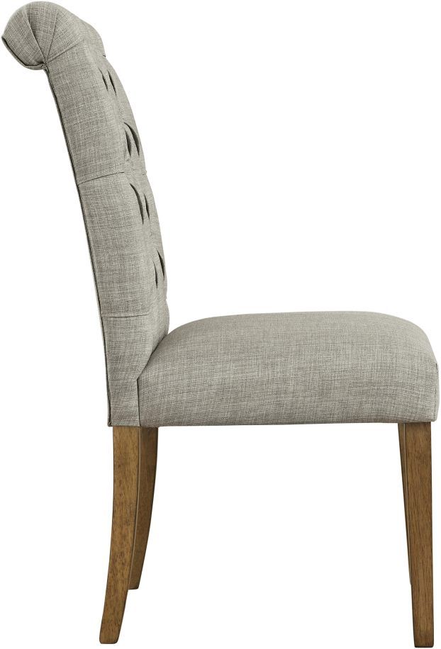 Signature Design by Ashley® Harvina Light Gray Dining Side Chair 4