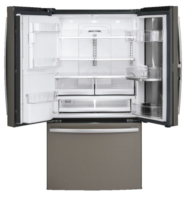 GE® 27.8 Cu. Ft. French Door Refrigerator-Black Stainless Steel 23