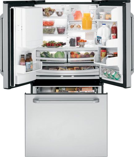Café™ 25.1 Cu. Ft. French Door Refrigerator-Stainless Steel 1