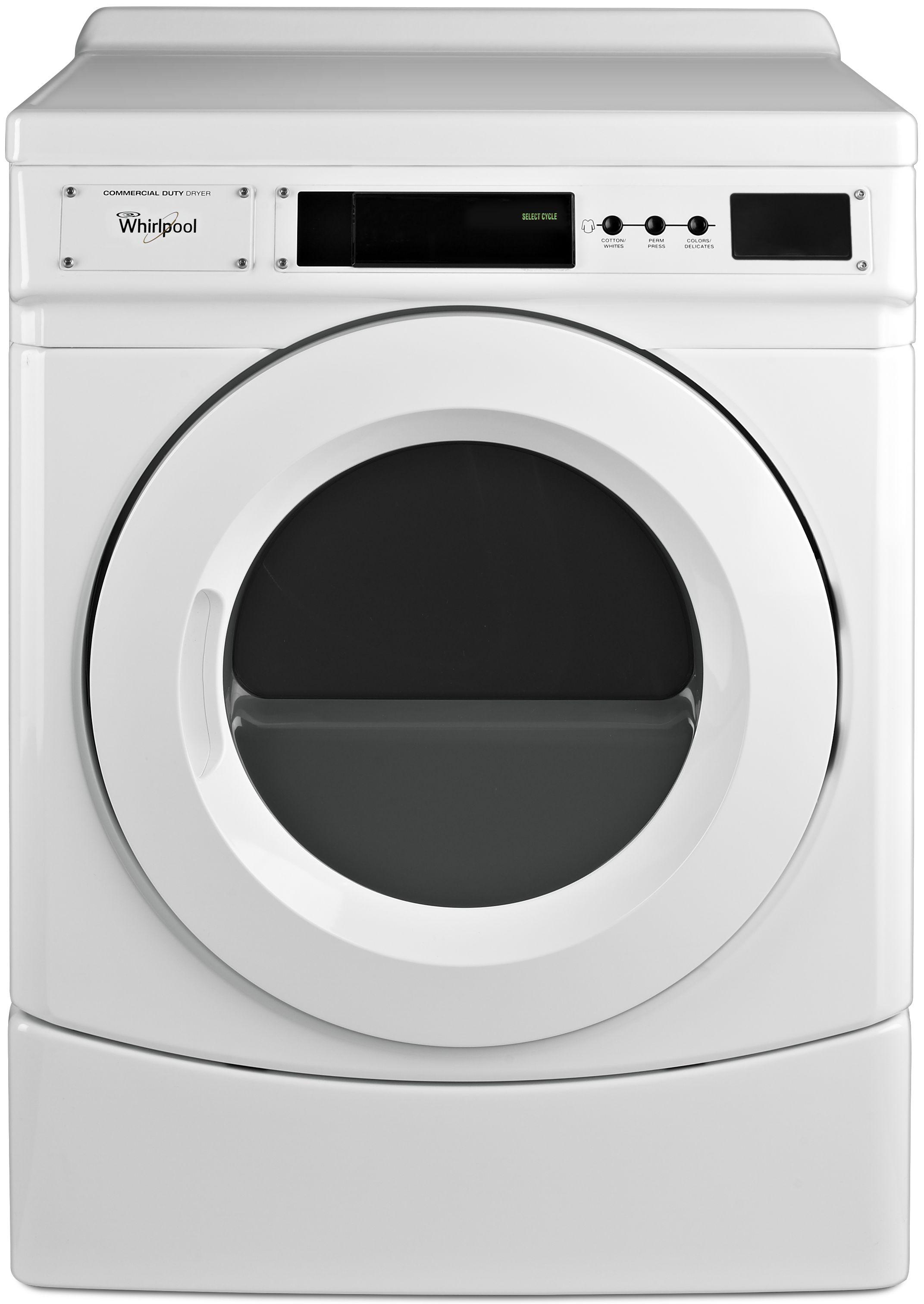 Whirlpool® Commercial 6.7 Cu. Ft. White Front Load Gas Dryer