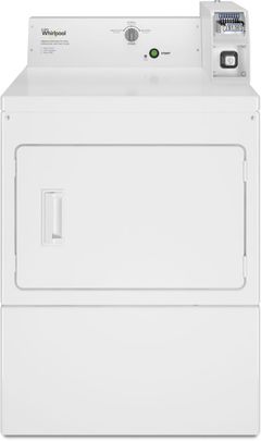 Whirlpool® Commercial 7.4 Cu. Ft. Front Load White Gas Dryer-CGM2745FQ