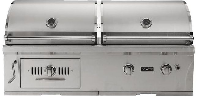 Coyote Centaur Hybrid 50" Built in Natural Gas/ Charcoal Grill-Stainless Steel