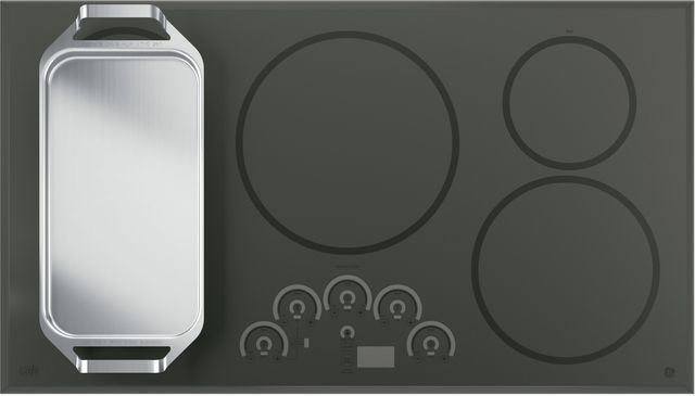 GE Cafe™ Series 36" Induction Cooktop-Flagstone Gray 2