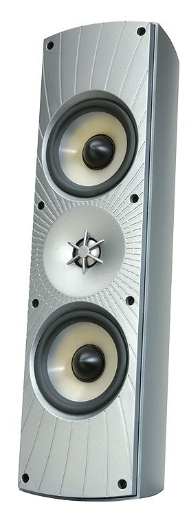 Cinema 110 Series L/R Speaker / 3-driver, 2-way acoustic suspension, mineral-filled polymer enclosure / MagneShield / Black 0
