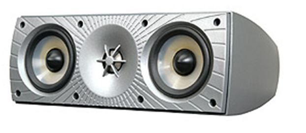 Cinema Series Center Speaker / 3-driver,2-way acoustic suspension / mineral-filled polymer enclosure / MagneShield / Silver 0