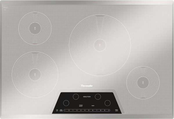 Thermador® Masterpiece® Series 30" Induction Cooktop-Silver