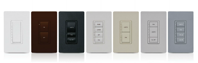 Crestron Cameo® Wireless In-Wall Dimmer/Switch Combo-White Smooth