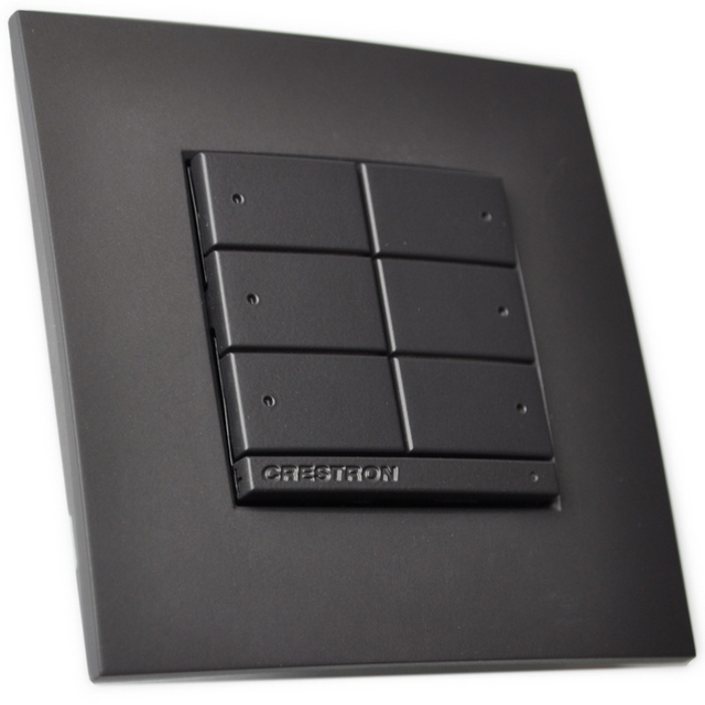 Crestron On-Wall Wireless Lighting, Keypad Battery Powered-Anthracite 0