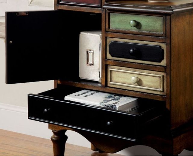 Furniture of America® Neche Antique Walnut Accent Chest-1