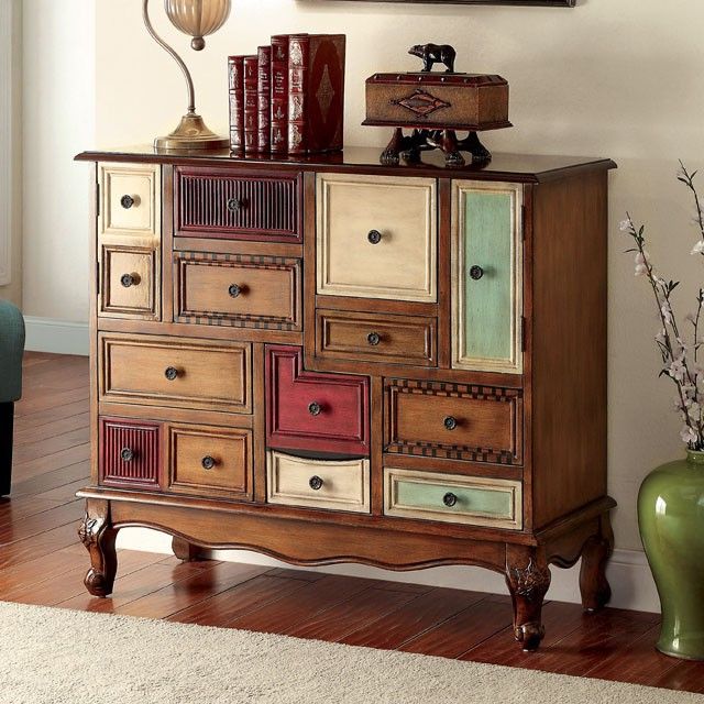 Furniture of America® Desree Antique Walnut Accent Chest