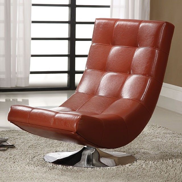 Furniture of America® Trinidad Swivel Accent Chair