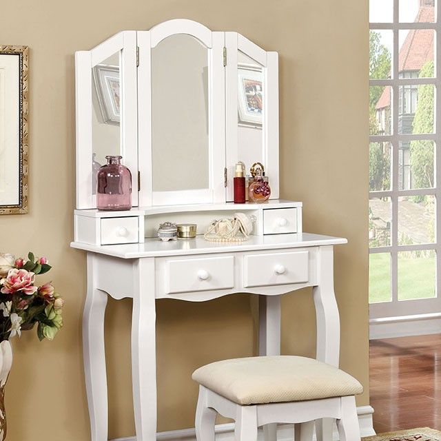 Furniture of America® Janelle White Vanity