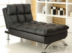 Furniture of America® Aristo Black Chaise