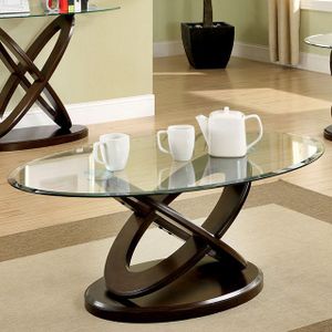 Furniture of America® Atwood II Oval Coffee Table