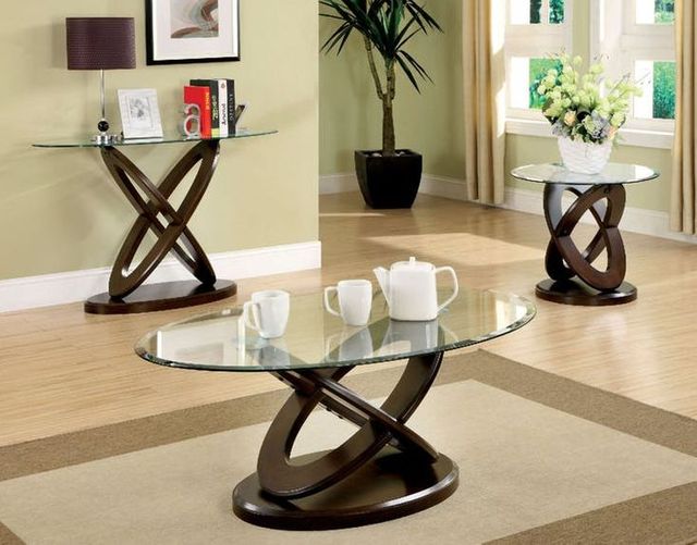 Furniture of America® Atwood II Oval Coffee Table 1