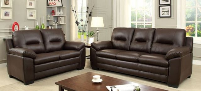 Furniture of America® Parma Brown Sofa 1