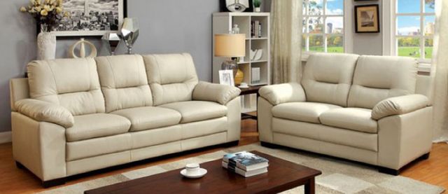 Furniture of America® Parma Ivory Sofa 1