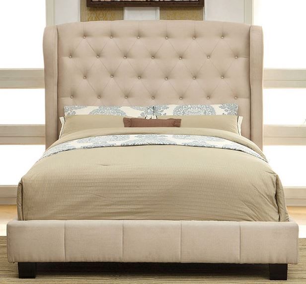 Furniture of America Fontes Upholstered Bed-Queen