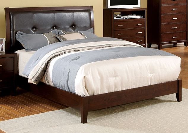 Furniture of America Enrico I Platform Bed-Eastern King 0
