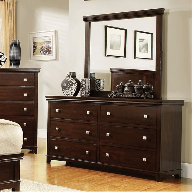 Furniture of America® Spruce Brown Cherry Dresser 1
