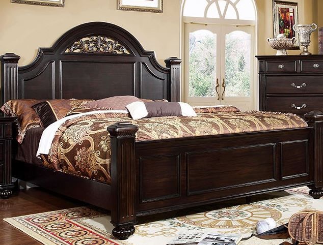 Furniture of America Syracuse Panel Bed-Eastern King