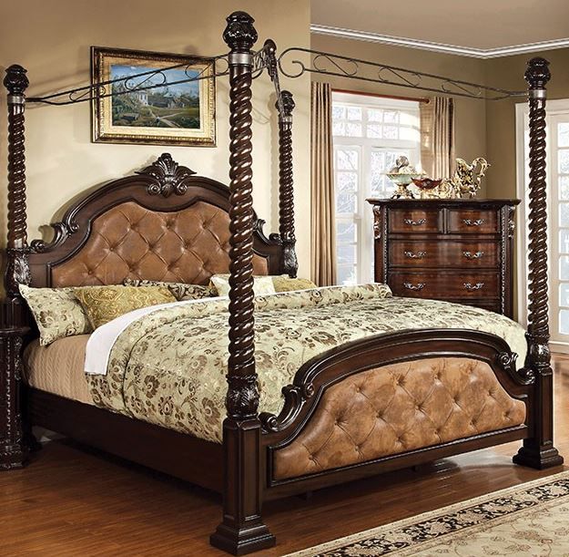 Furniture of America Monte Vista Poster Bed-California King