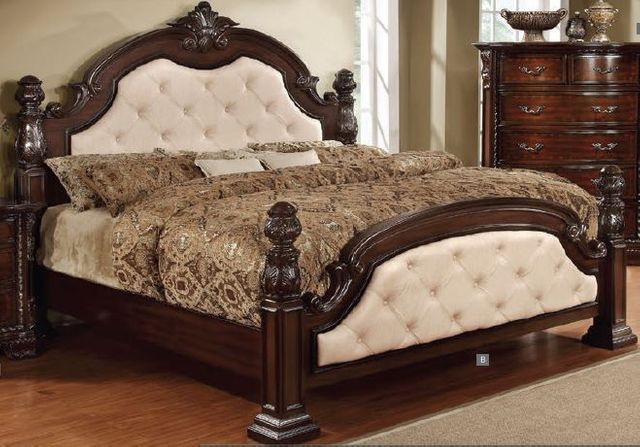 Furniture of America Monte Vista Upholstered Bed-Queen