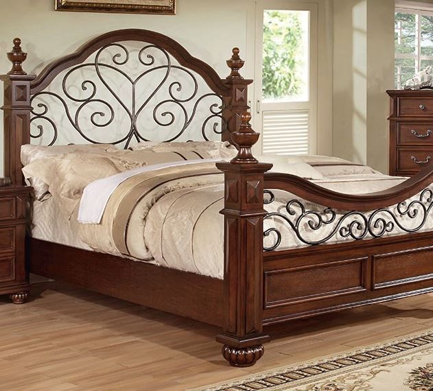 Furniture of America Landaluce Poster Bed-Queen