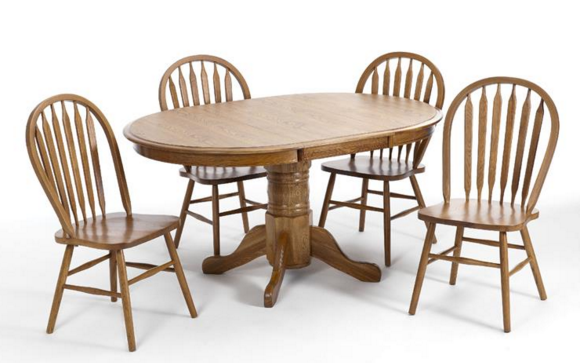 Intercon Classic Oak Pedestal Table Base