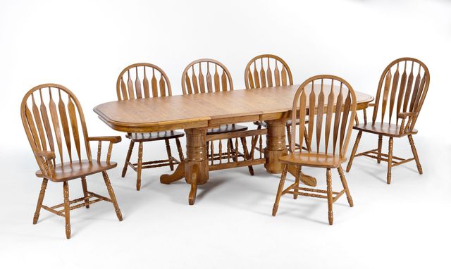 Intercon Classic Oak Trestle Table